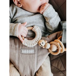 zawieszka drewniana do wózka