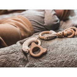 zawieszka drewniana do wózka