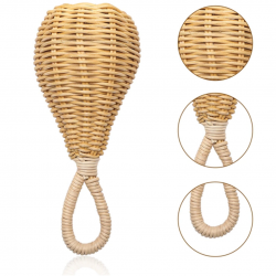 grzechotka rattanowa z dzwoneczkiem